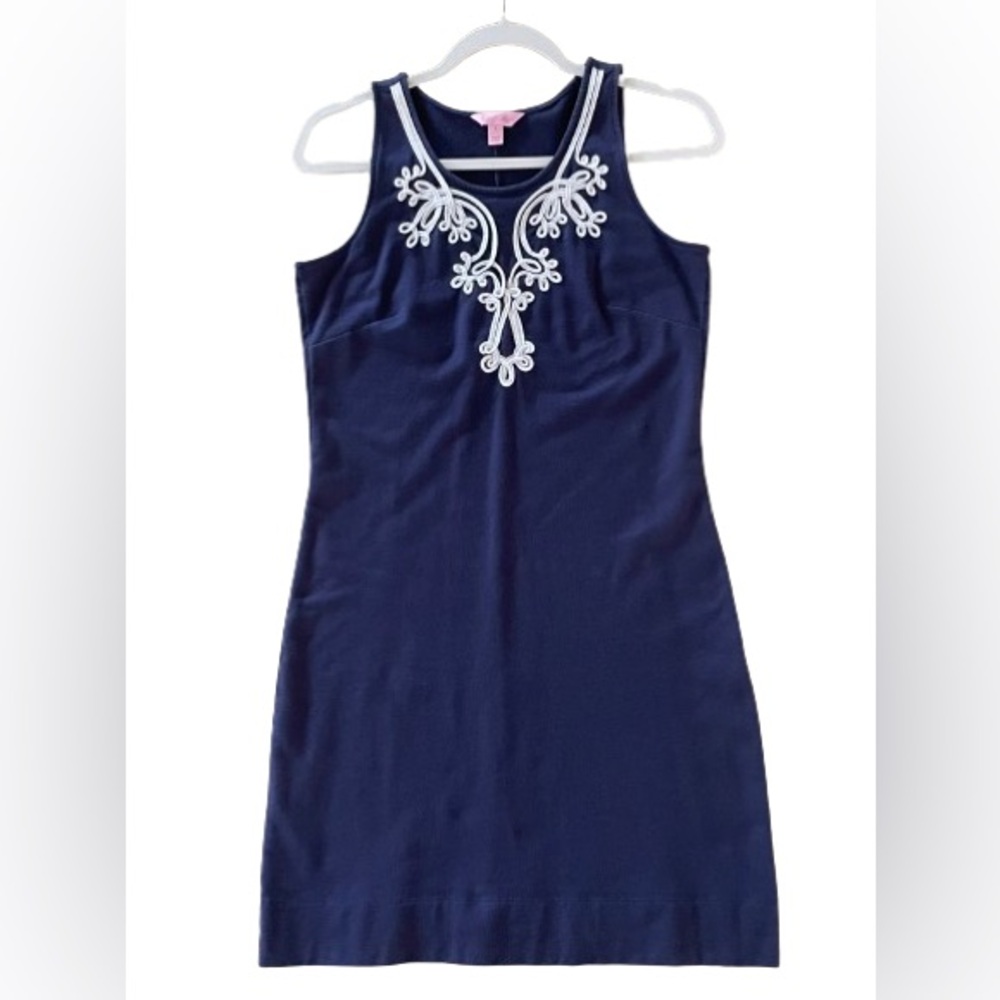 Lily Pulitzer Navy Shift Dress Size S